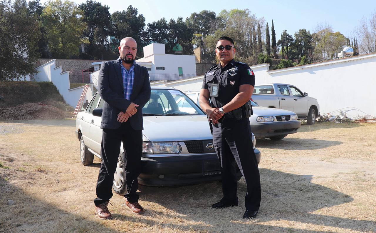 Cuenta Tzompantepec con una unidad vehicular más para seguridad